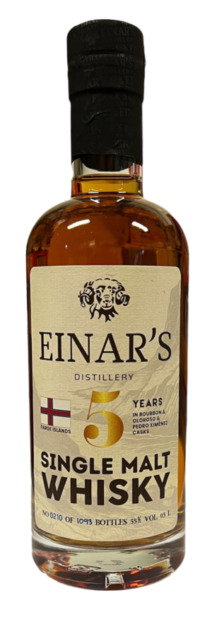 Einar´s Whisky 5 ára 55%